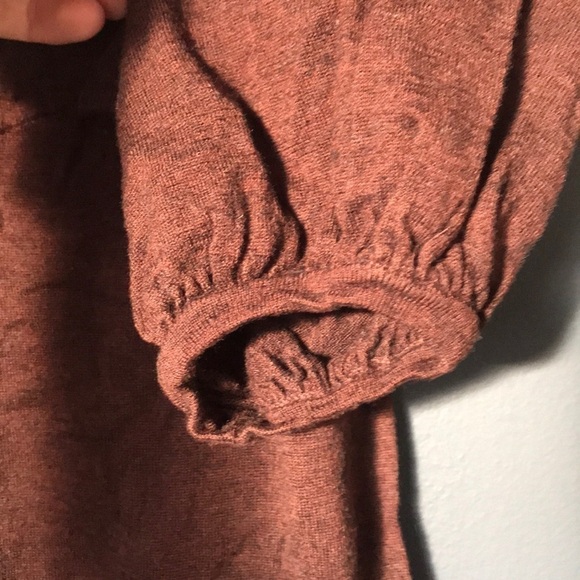 Kenar Brown Short Sleeve Sweater - Picture 4 of 5